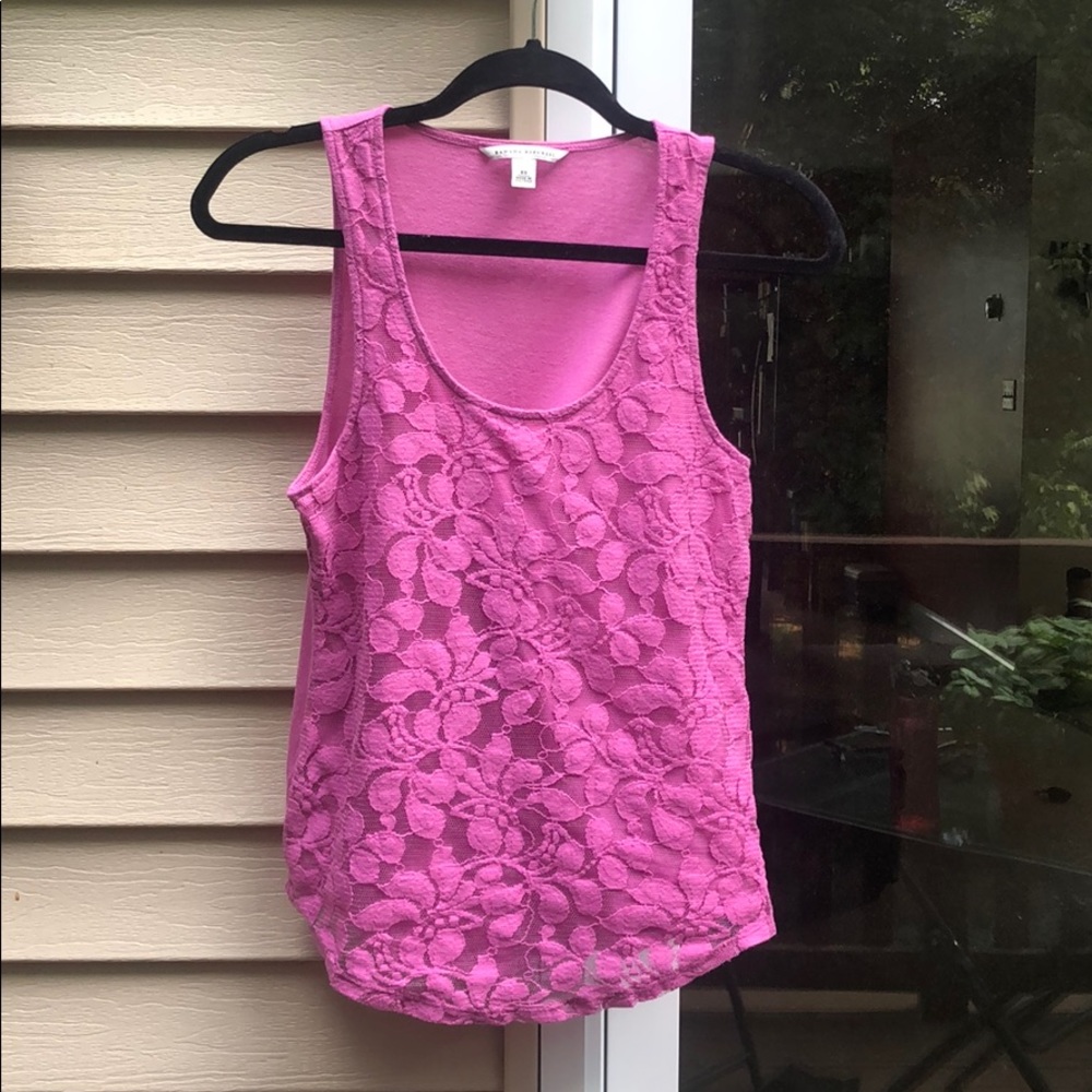 Banana Republic lace tank top